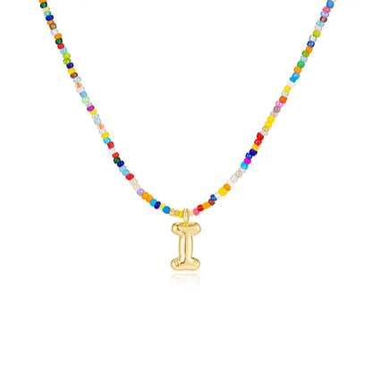 Colorful Letter Necklace