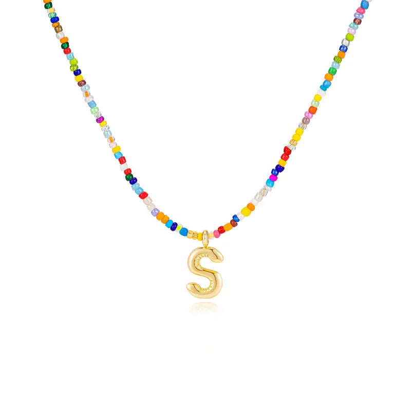 Colorful Letter Necklace